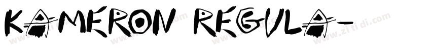 Kameron Regula字体转换